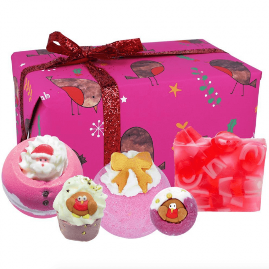 Robin the red Wrapped gift set