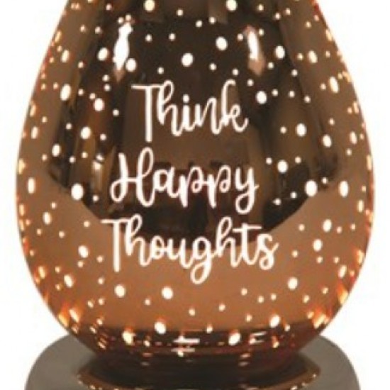 Think happy thoughts burner- Copper
