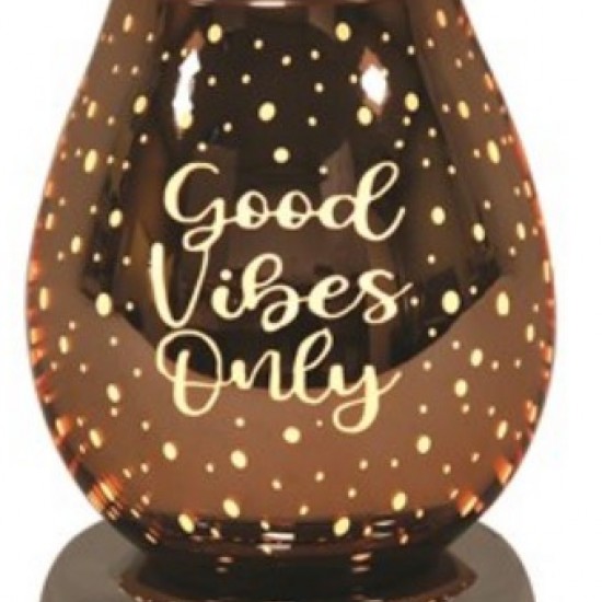 Good vibes copper touch lamp burner