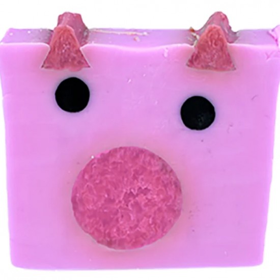 When pigs fly soap slice
