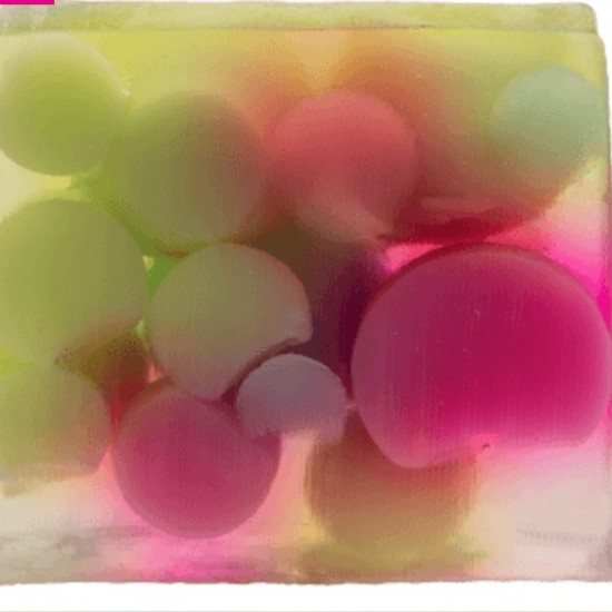 Bubble up soap slice