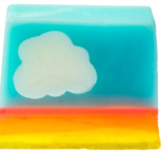 Mrs bluesky soap slice