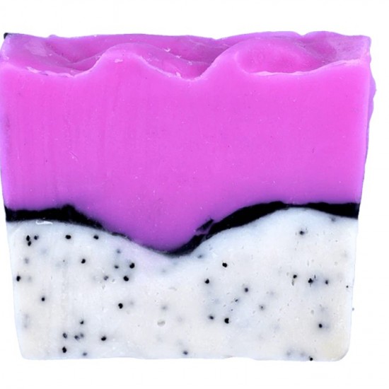 Forbidden fruit soap slice