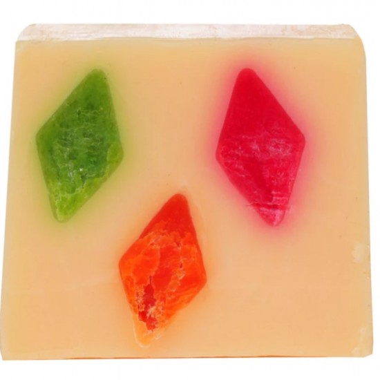 Fruit diamond soap slice
