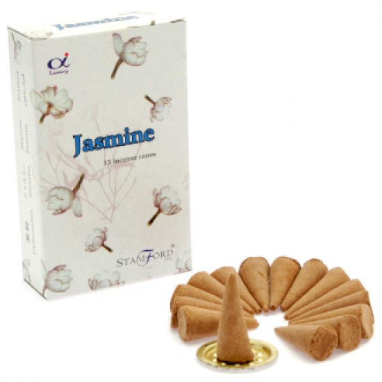 Jasmine Incense cones x15pk