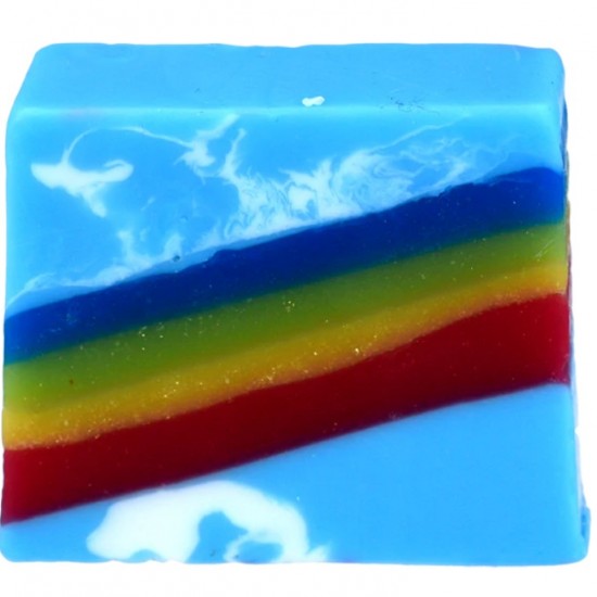 Flying colours soap slice