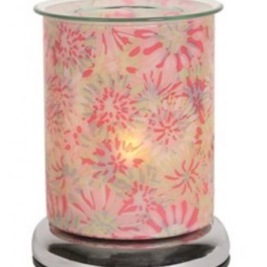 Pink burst floral touch wax burner