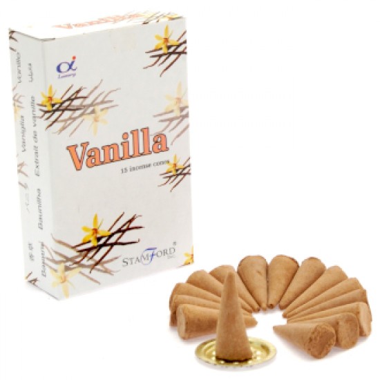 Vanilla Incense cones x15