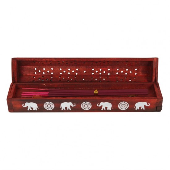 Elephant- rosewood incense gift box