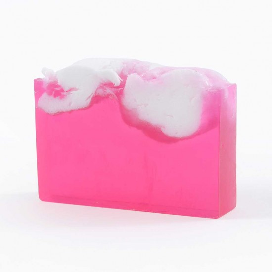 Raspberry Rippler Soap Slice