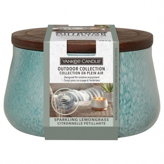 yankee candle Outdoor candle sparkling lemongrass