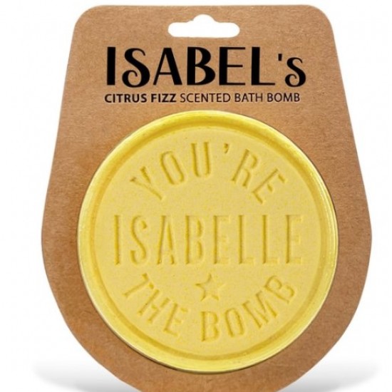 Personalised bath bomb- Isabelle