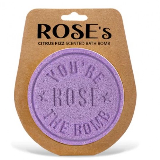 Personalised bath bomb- Rose